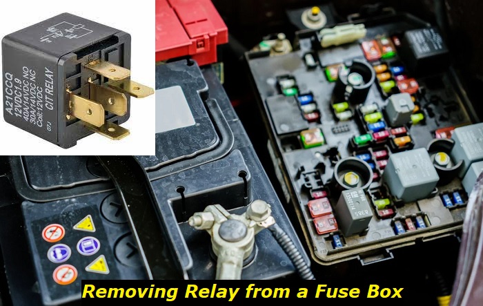 removing relayy from fusebox